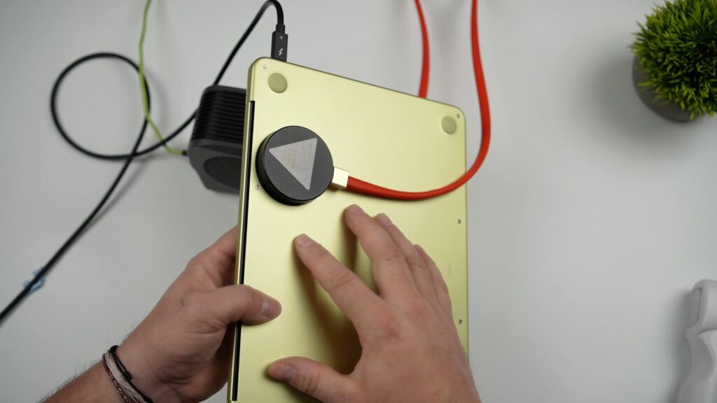 This is the puck that gets installed on the outside. Image: ETA PRIME