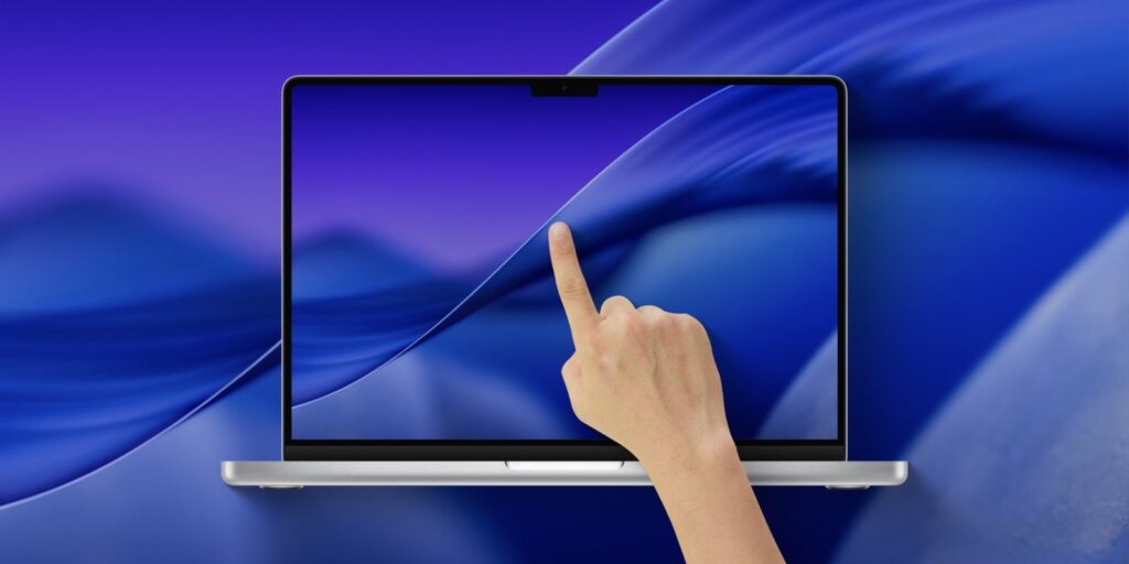 Why MacBook Pro Needs a Touchscreen. Now you'll be able to tap the MacBook screen with your fingers. Image: 9to5mac.com. Photo.