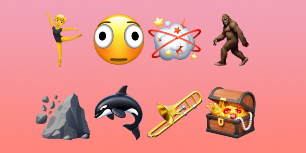New emoji in macOS 26.4. Where would we be without emoji. Image: 9to5mac.com. Photo.