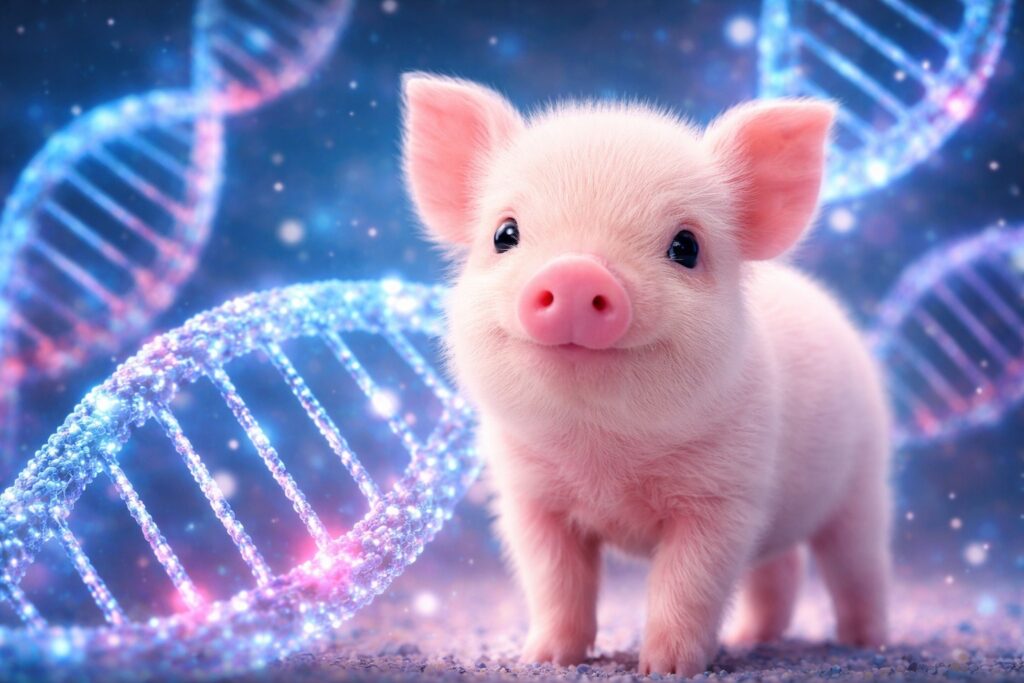 Why Pig Organs Are Suitable for Transplantation. Mini-pigs will save human lives — how cute is that! Photo.
