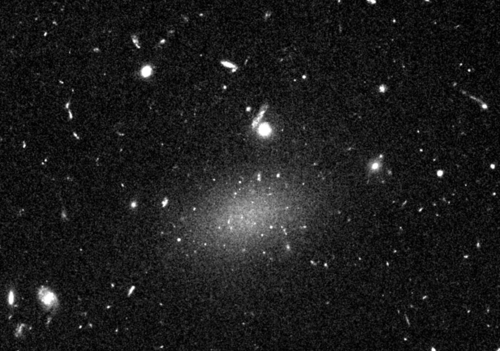 How the Most Powerful Telescope Was Conceived. The Dragonfly 44 galaxy. Image source: wikipedia.org. Photo.