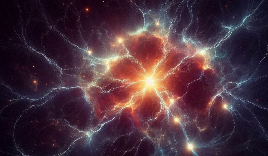 What Is the Cosmic Web. The existence of the cosmic web was predicted theoretically, and it has only been observed in a couple of instances. Image source: Live Science. Photo.