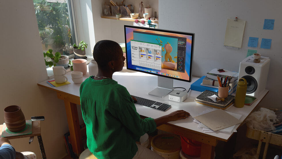 Mac mini is 20 times more compact than a typical desktop PC