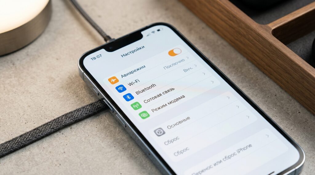 Airplane Mode and network settings reset — additional ways to restore connection