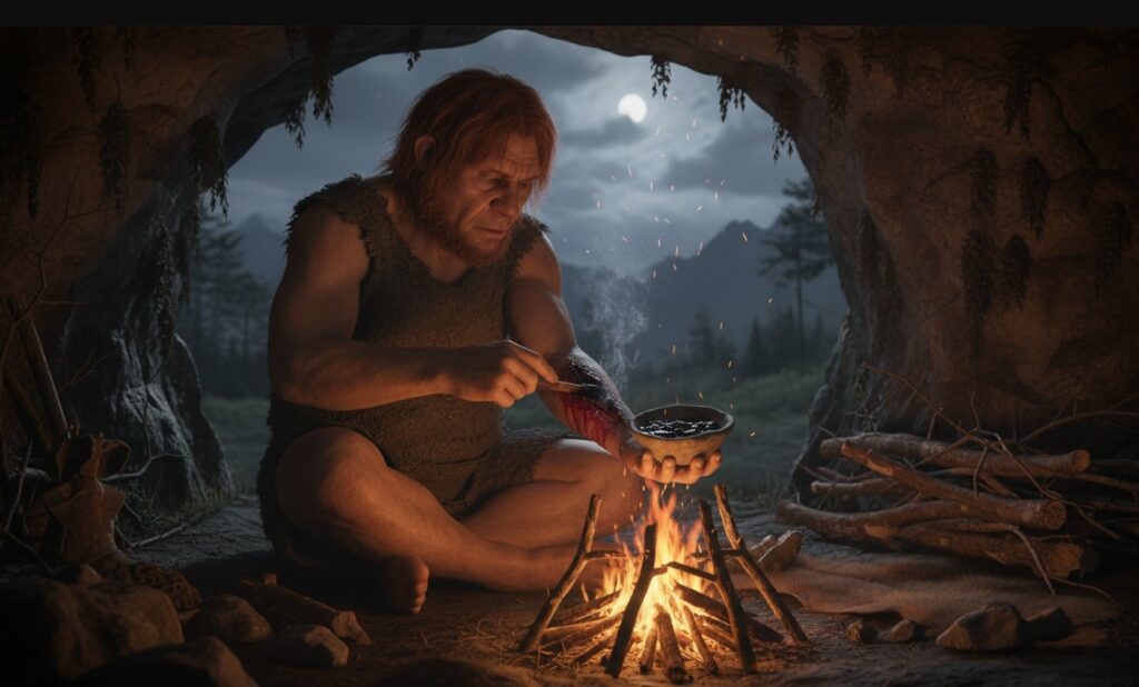 Neanderthals Discovered an Antibiotic 150,000 Years Ago: Here's How They Treated Wounds. The same tar could both hold a spear together and protect a wound from infection. Not a bad toolkit for the Stone Age. Photo.