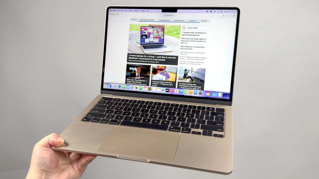 The MacBook Air M3 will give you much more than the Neo and iPads. Image: tomsguide.com