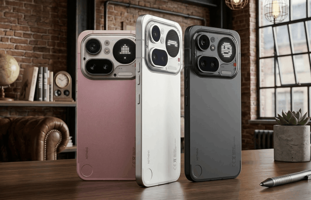 Nothing stands out by making visually very bold smartphones.