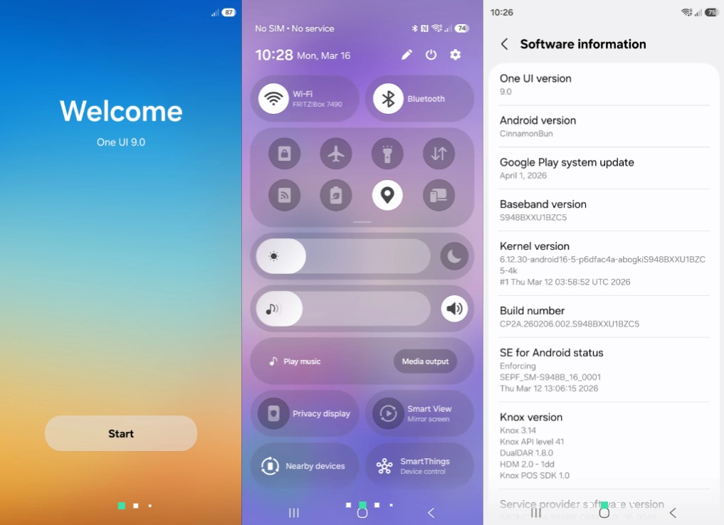 One UI 9 Update Overview. Screenshots of the One UI 9 test build. One UI 9 Update Overview. Screenshots of the One UI 9 test build. Photo.