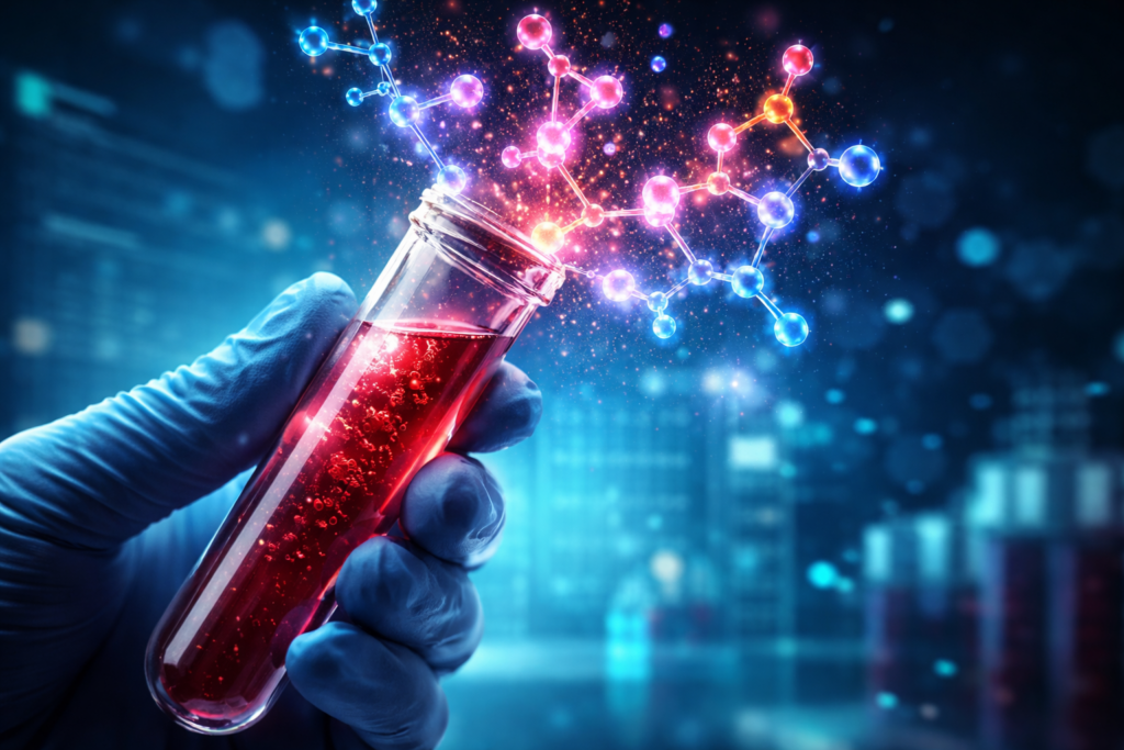 Blood Test Can Predict Lifespan: A New Scientific Discovery. Lifespan can be predicted by blood — a discovery that changes everything. Photo.