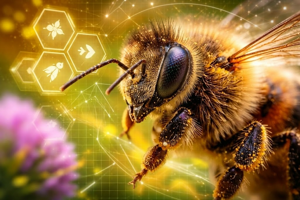How Bees Navigate in the Air and Detect Obstacles. Bees avoid collisions in flight primarily through visual cues. When encountering an obstacle, they begin maneuvering based on the rate of expansion of the object's image on the retina in the frontal field of view. How Bees Navigate in the Air and Detect Obstacles. Bees avoid collisions in flight primarily through visual cues. When encountering an obstacle, they begin maneuvering based on the rate of expansion of the object's image on the retina in the frontal field of view. Photo.