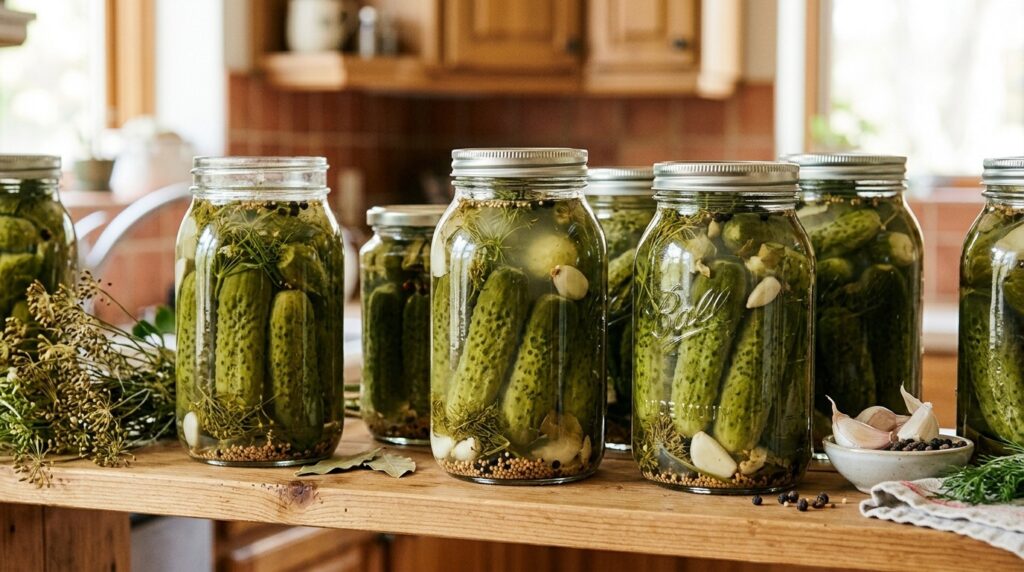 Marinating and brining completely eliminate bitterness from cucumbers. Photo.