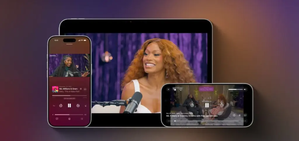 New features affect Podcasts and Apple Music. Photo: 9to5mac