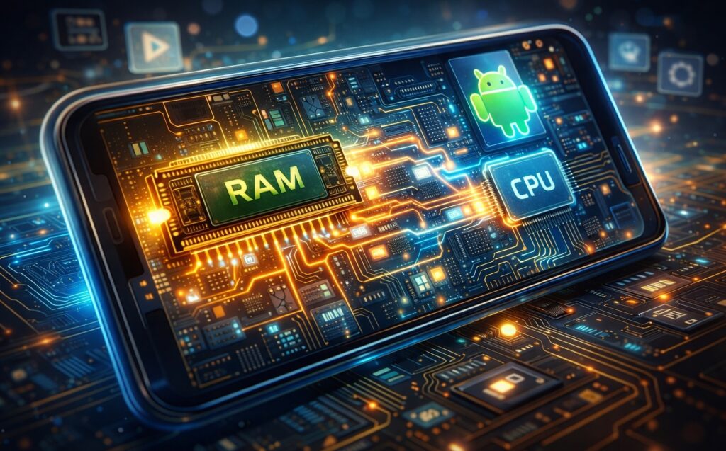 What is RAM in a phone. RAM is an important component of a smartphone. Photo.