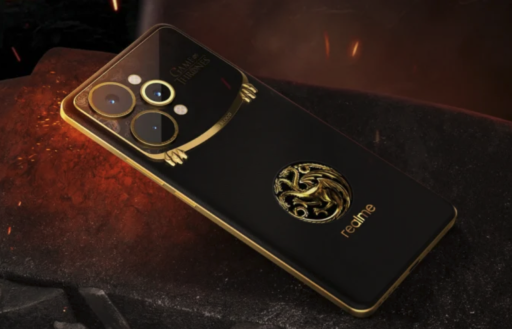 Realme 15 Pro Game of Thrones Edition. Image: gizmochina. Photo.