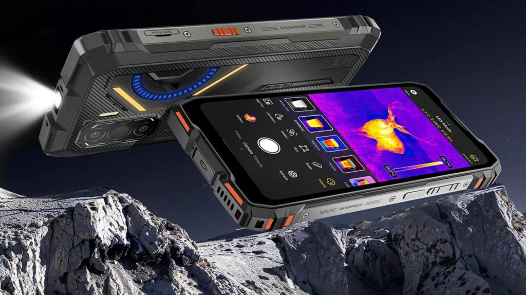 Blackview ROCK 3 — Rugged phone with thermal imager. A smartphone with a thermal imager is useful not only for hiking! Blackview ROCK 3 — Rugged phone with thermal imager. A smartphone with a thermal imager is useful not only for hiking! Photo.
