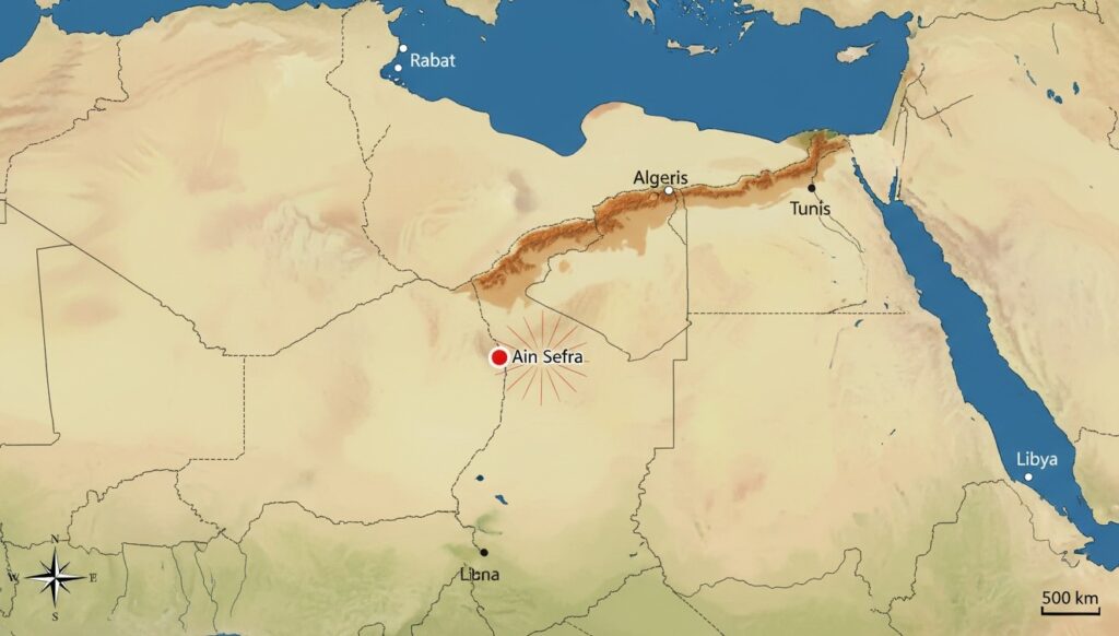Why It Snowed in the Sahara. Ain Sefra — a small city that regularly makes world news thanks to seemingly impossible snow. Why It Snowed in the Sahara. Ain Sefra — a small city that regularly makes world news thanks to seemingly impossible snow. Photo.