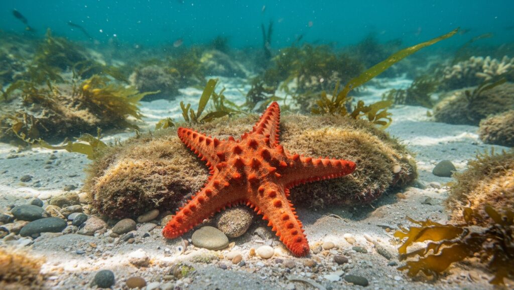 How Jellyfish and Mollusks Live in Salt Water. Starfish are lucky: they simply 'adjust' to the water's salinity and don't think about thirst at all. Photo.