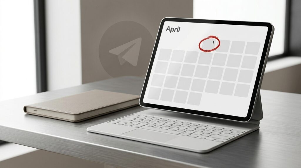 April 1 is a symbolic date, not an official deadline