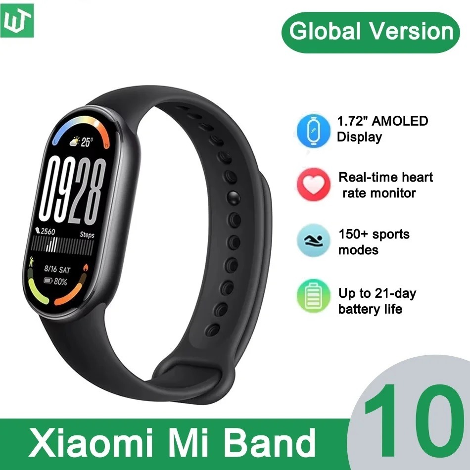 Фитнес-браслет Xiaomi Smart Band 10. Популярный смарт-браслет на эту весну и лето. A popular smart band for this spring and summer