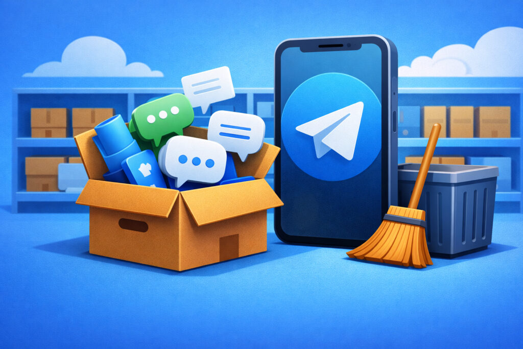 Understanding Telegram's most convenient tool — the archive. Photo.