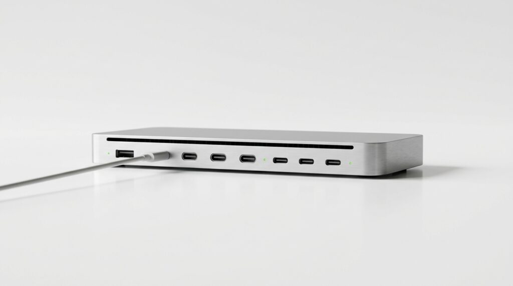 Sonnet Echo 13 — a Thunderbolt 5 docking station with a built-in high-speed SSD