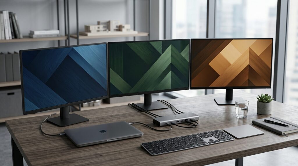 MacBook Pro on M5 Max can work with four external monitors