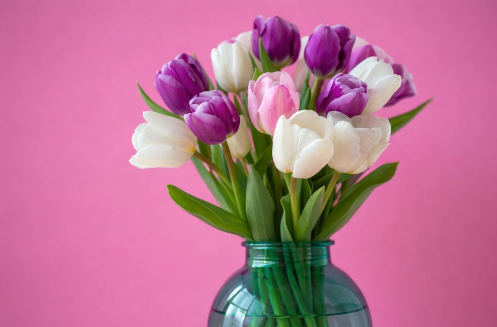 Tulips wilt faster than roses: surprising facts about cut flowers. Image source: freepik.com
