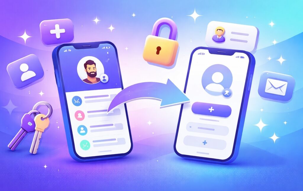 Creating a second account despite messenger limitations. Photo.