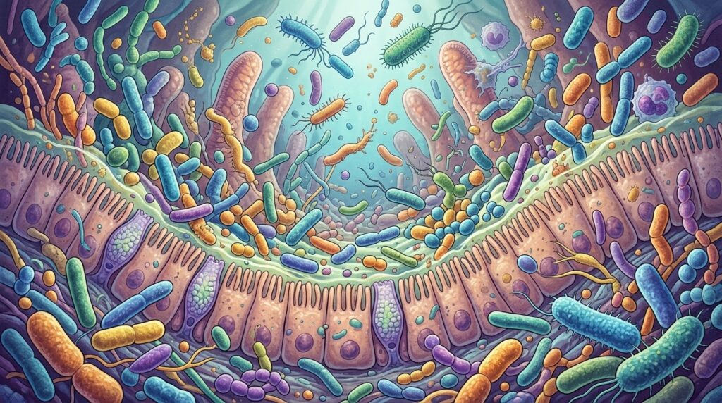Gut bacteria: when fiber is lacking, they switch to processing proteins