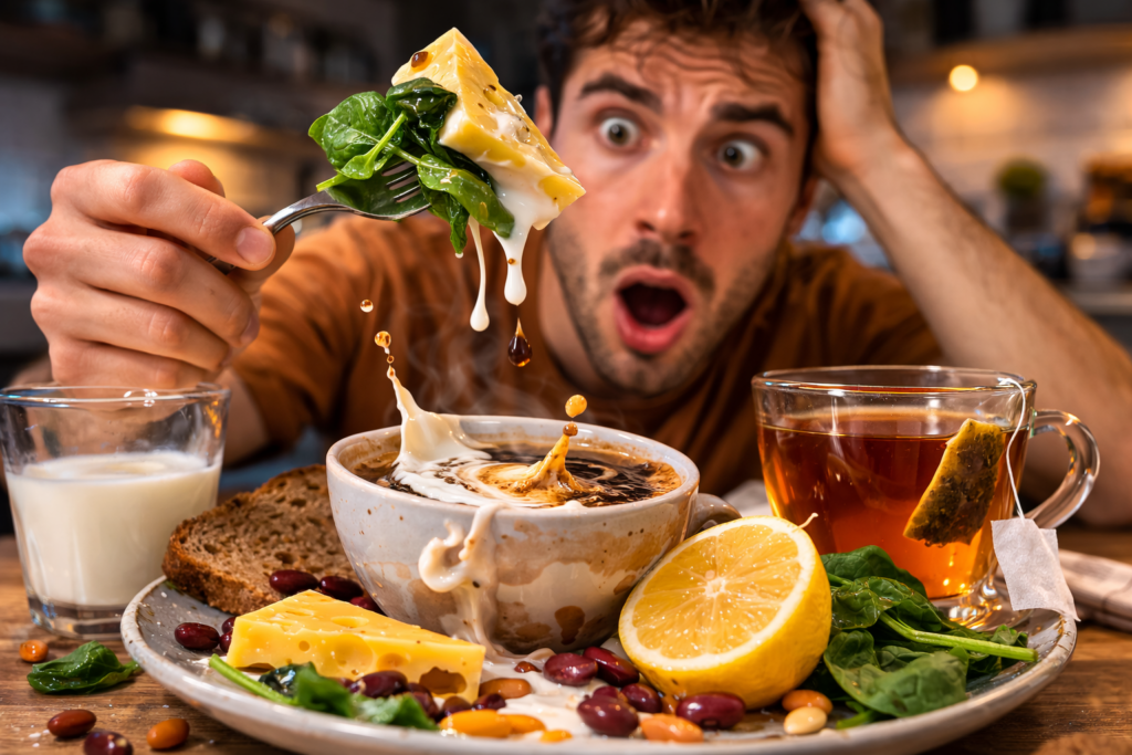 Which Foods Should Not Be Eaten Together: These Combinations Prevent Vitamin Absorption. There are good and bad food combinations when it comes to absorbing the nutrients they contain. Learn to combine foods correctly. Photo.