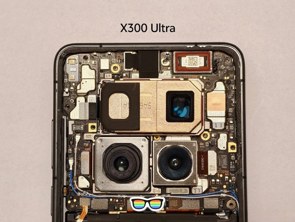 Камера vivo X300 Ultra. Так выглядят камеры vivo X300 Ultra в разборе. Изображение: vivo. This is what the vivo X300 Ultra cameras look like disassembled. Image: vivo