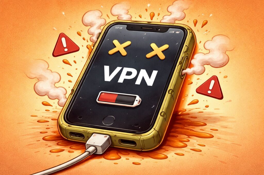 Investigating whether VPN really kills iPhone batteries