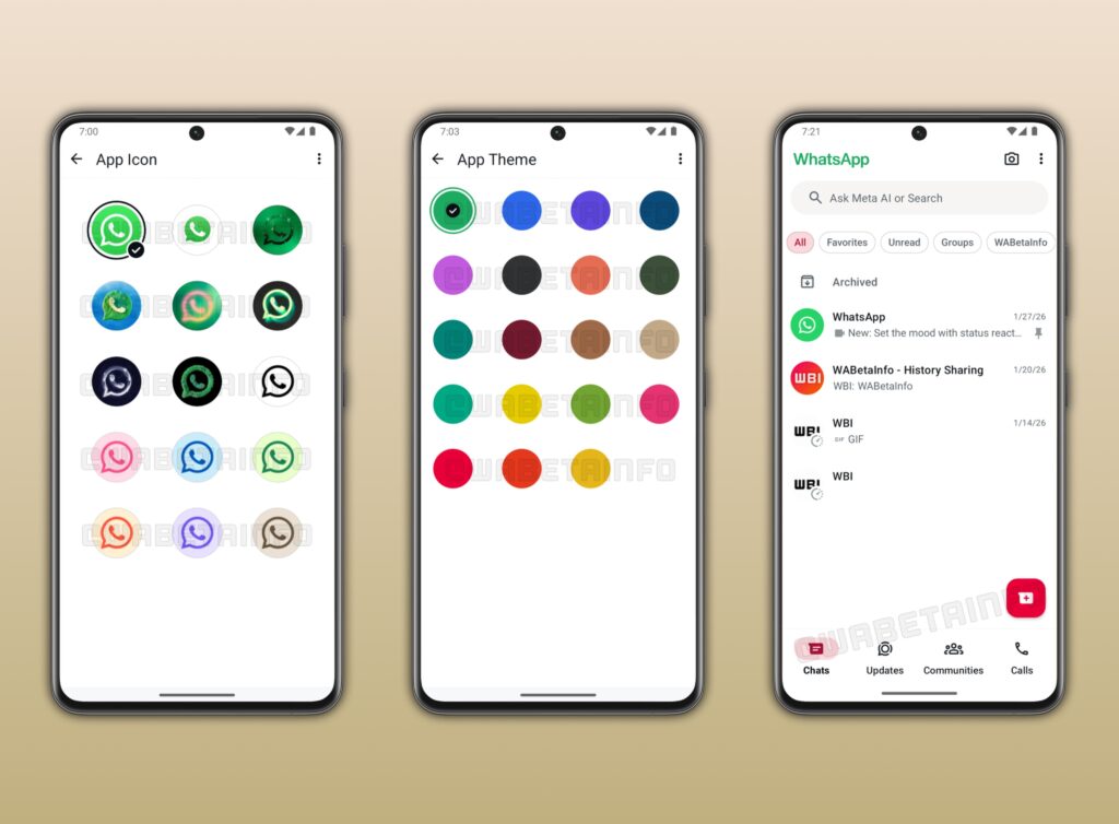 What Features Will WhatsApp* Plus Include. You can choose a color theme. Image: WABetaInfo. Photo.