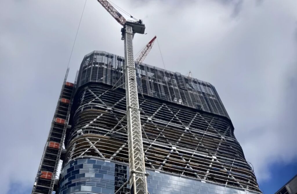 The Atlassian Central skyscraper during construction. Image source: newatlas.com