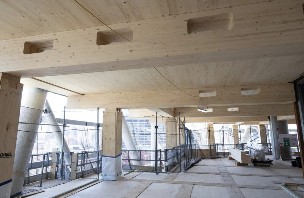 Wooden skyscrapers are less harmful to nature. Image source: newatlas.com