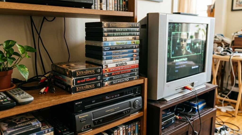 DVDs and VHS tapes from the 2000s are back in demand — especially rare editions