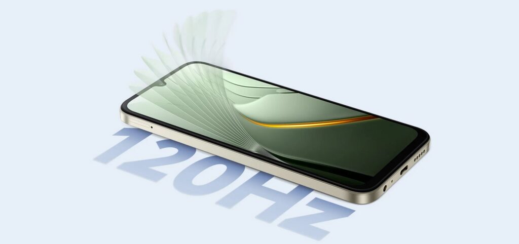 The 120 Hz screen pleasantly surprises with smooth scrolling