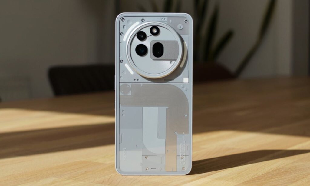 Quite an unusual appearance even by Nothing smartphone standards