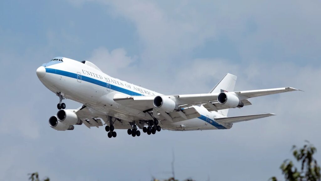 The Doomsday Plane: E-4B Nightwatch is designed for survival in nuclear war conditions. Photo.