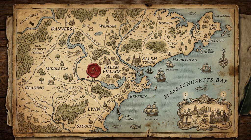 Accusations of witchcraft extended far beyond Salem
