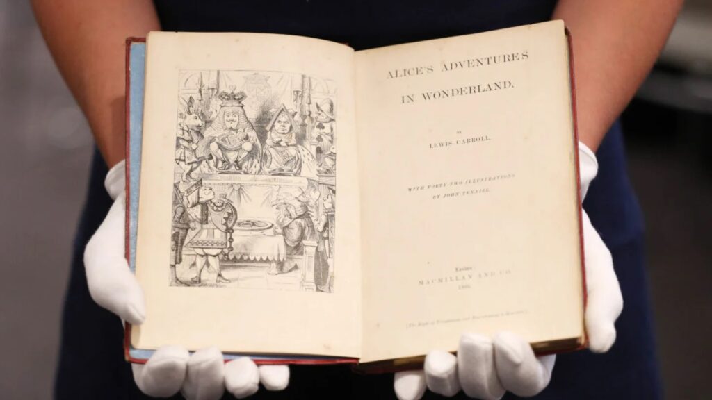 First edition of 'Alice in Wonderland.' Image source: mentalfloss.com. Photo.