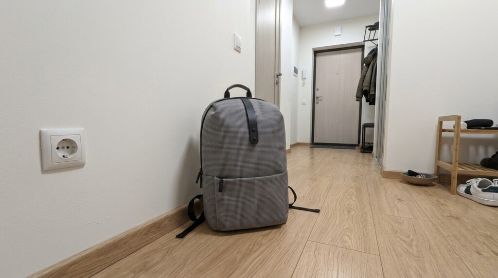 Xiaomi Backpack — I Carry My MacBook in It. 17 liters, yet it feels as light as an empty grocery bag. Photo.