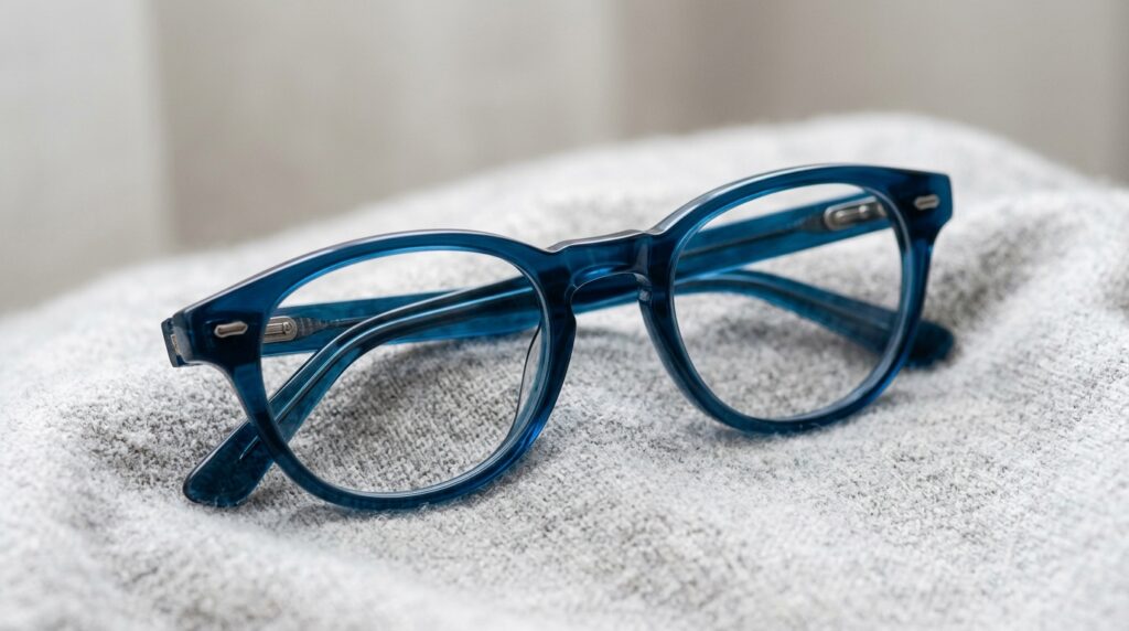Acetate frame — a material used by premium eyewear brands
