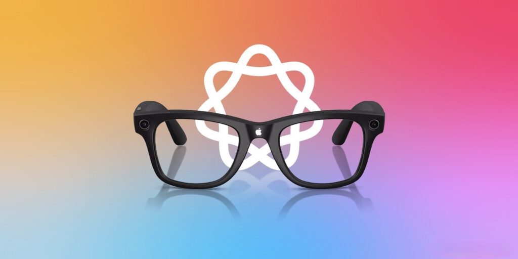 Apple Glasses design. There will be several frames to suit your taste. Photo.