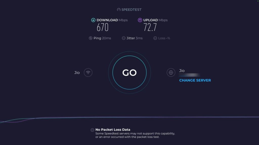 Apps for measuring internet speed on Apple TV. We've grown accustomed to this app on iPhone over the years. Photo.