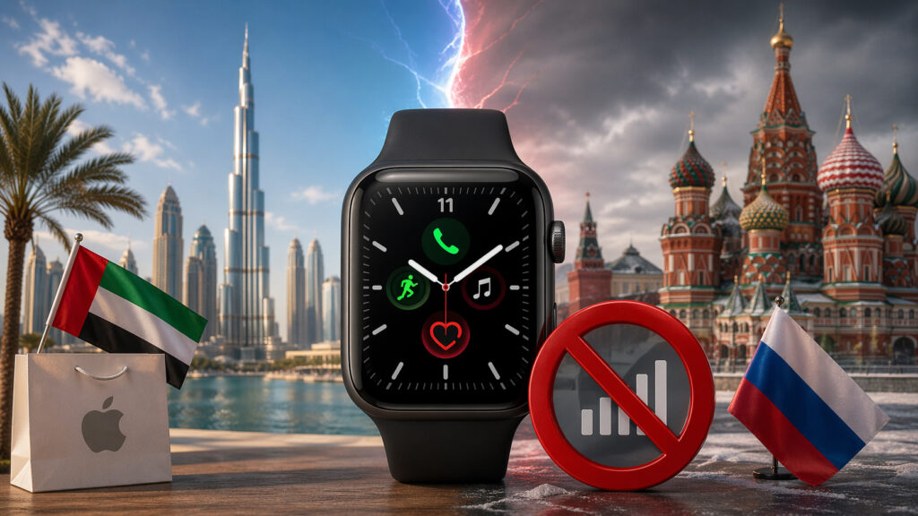 We're used to iPhones from Dubai, but what about Apple Watch. Photo.