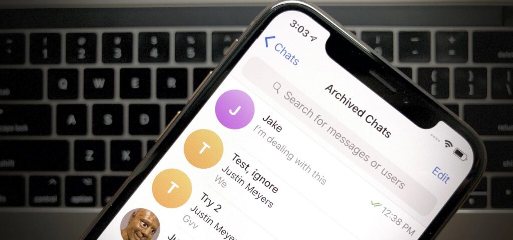Telegram's archive lets you store unnecessary chats separately from the main ones