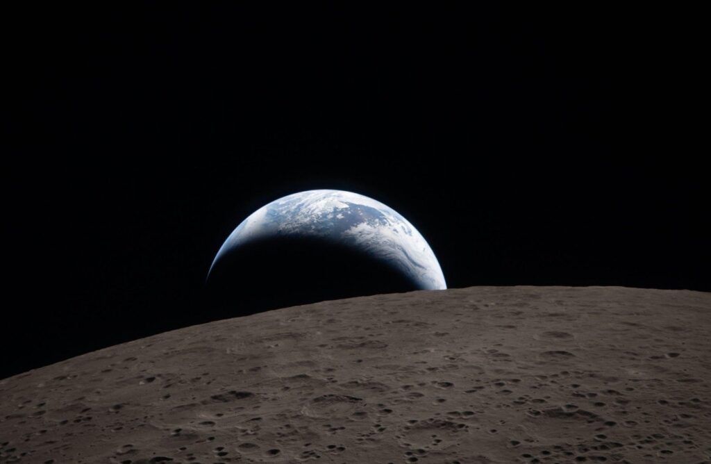 Photograph of Earth taken by the Artemis 2 mission crew. Image source: NASA. Photo.