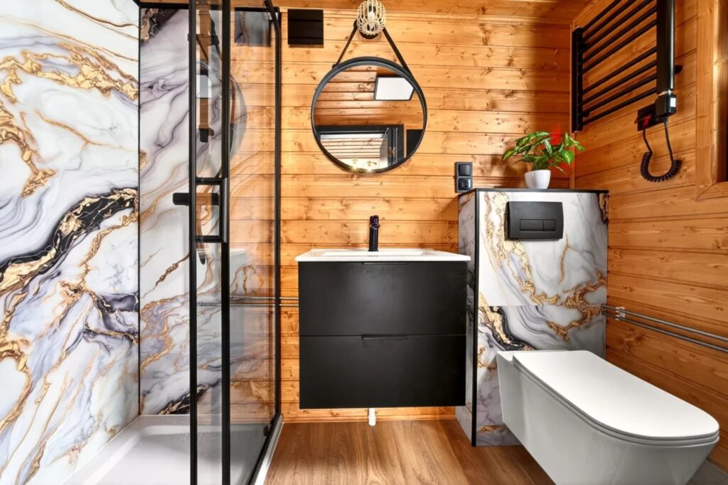 Bathroom interior. Image source: craft-house.eu. Photo.