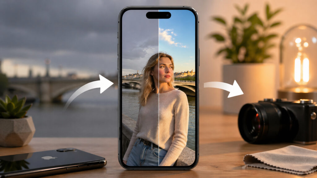 Improving the background can dramatically change the quality of your photos. Photo.